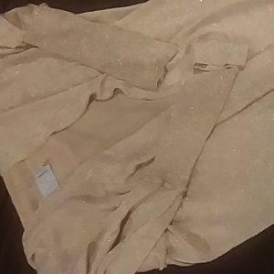 Micheal stars gold metallic shrug
